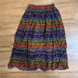 Boho maxi skirt